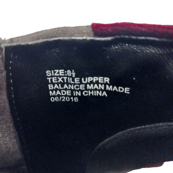 Faryl Roen Ankle Boots Sz 8.5 Maroon Colorblock Jeweled Cowgirl Boho Patchwork - Picture 13 of 16